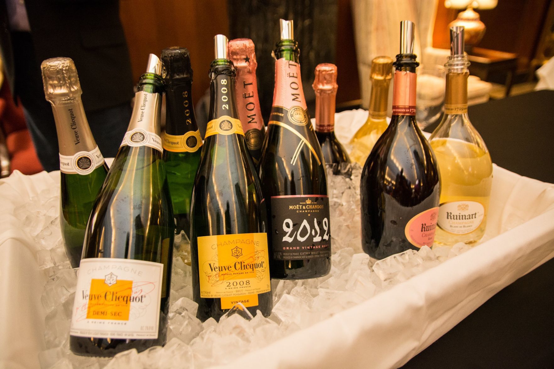 A selection of champagnes from Southern Glazers
